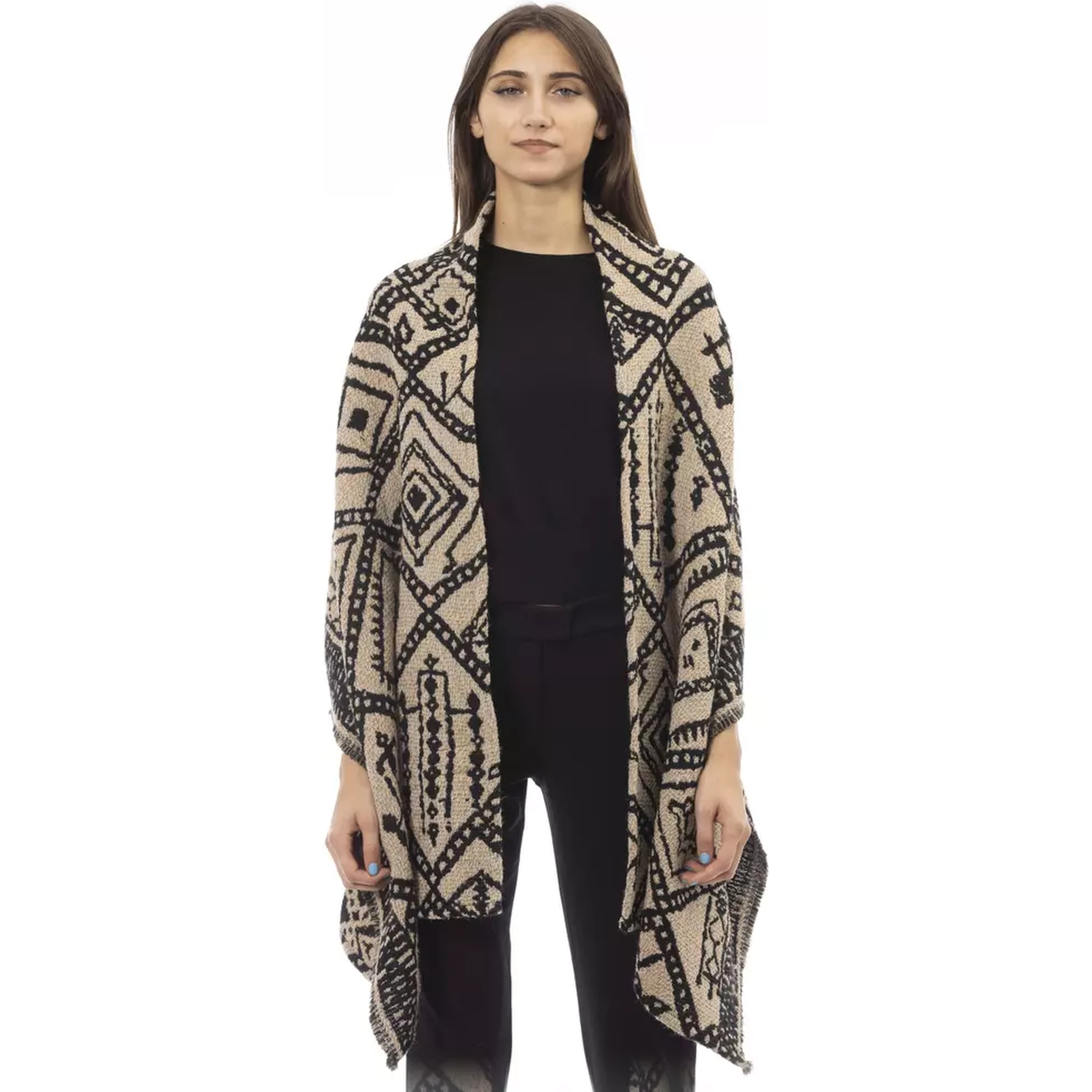 Brown Acetate Scarf