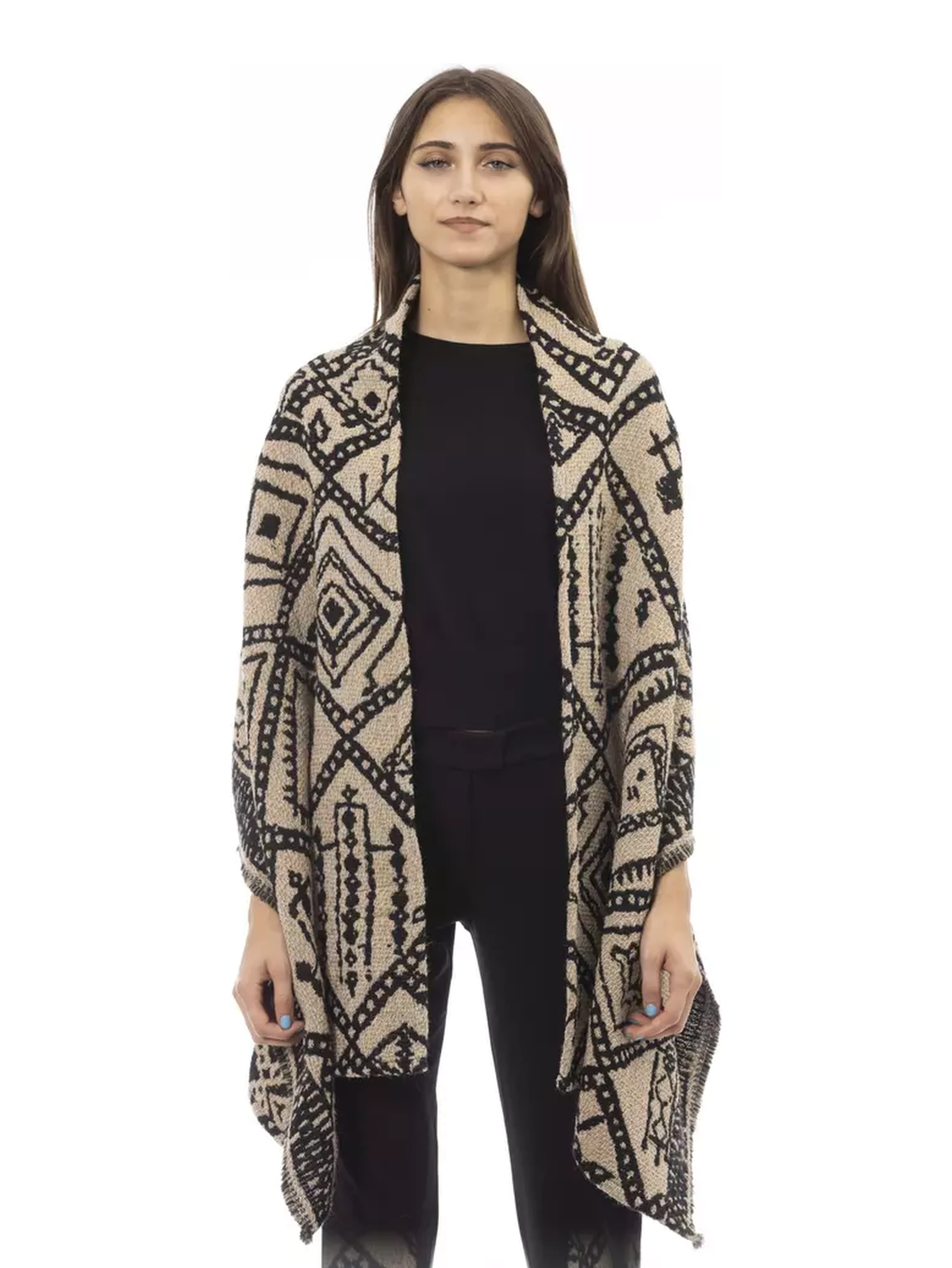 Brown Acetate Scarf