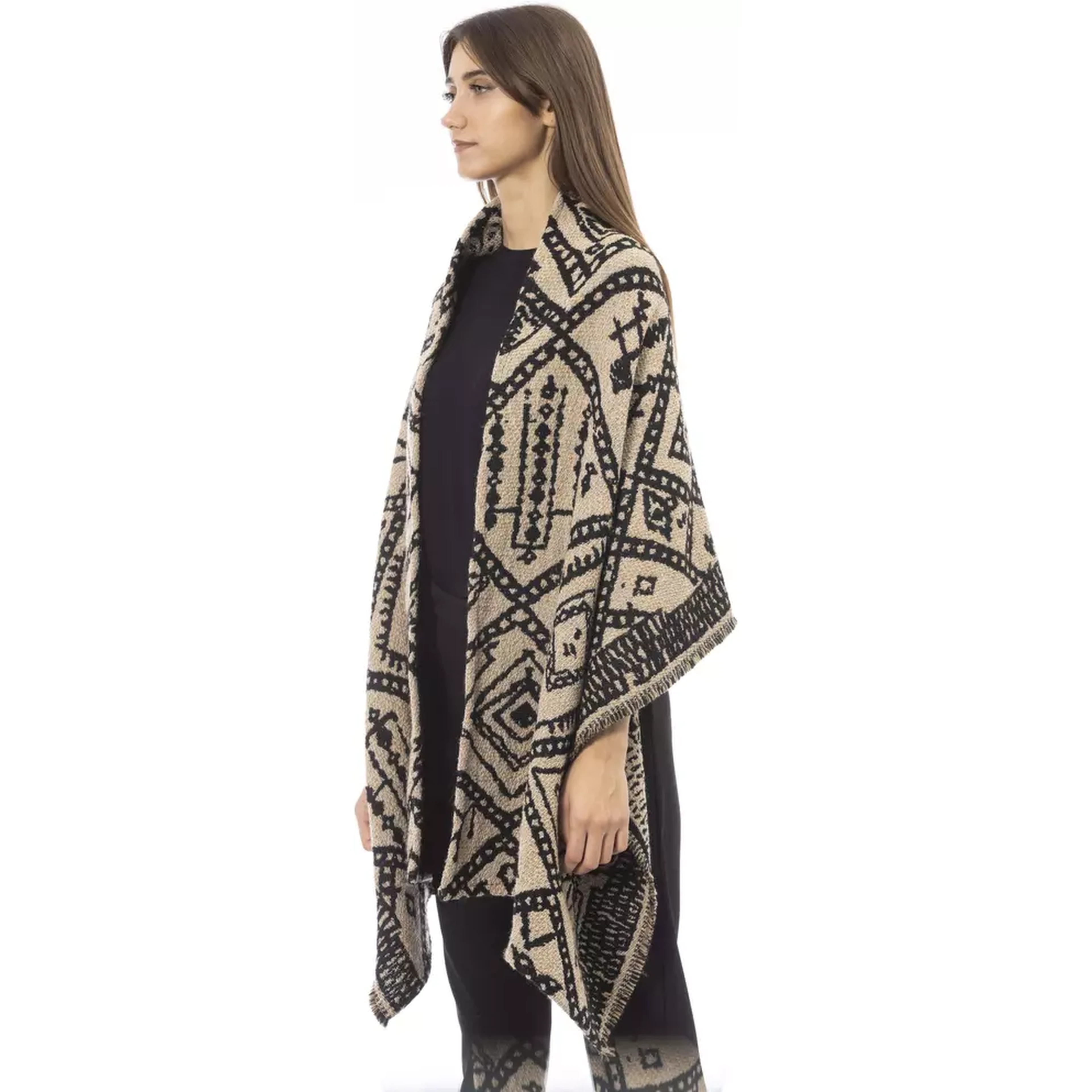 Brown Acetate Scarf