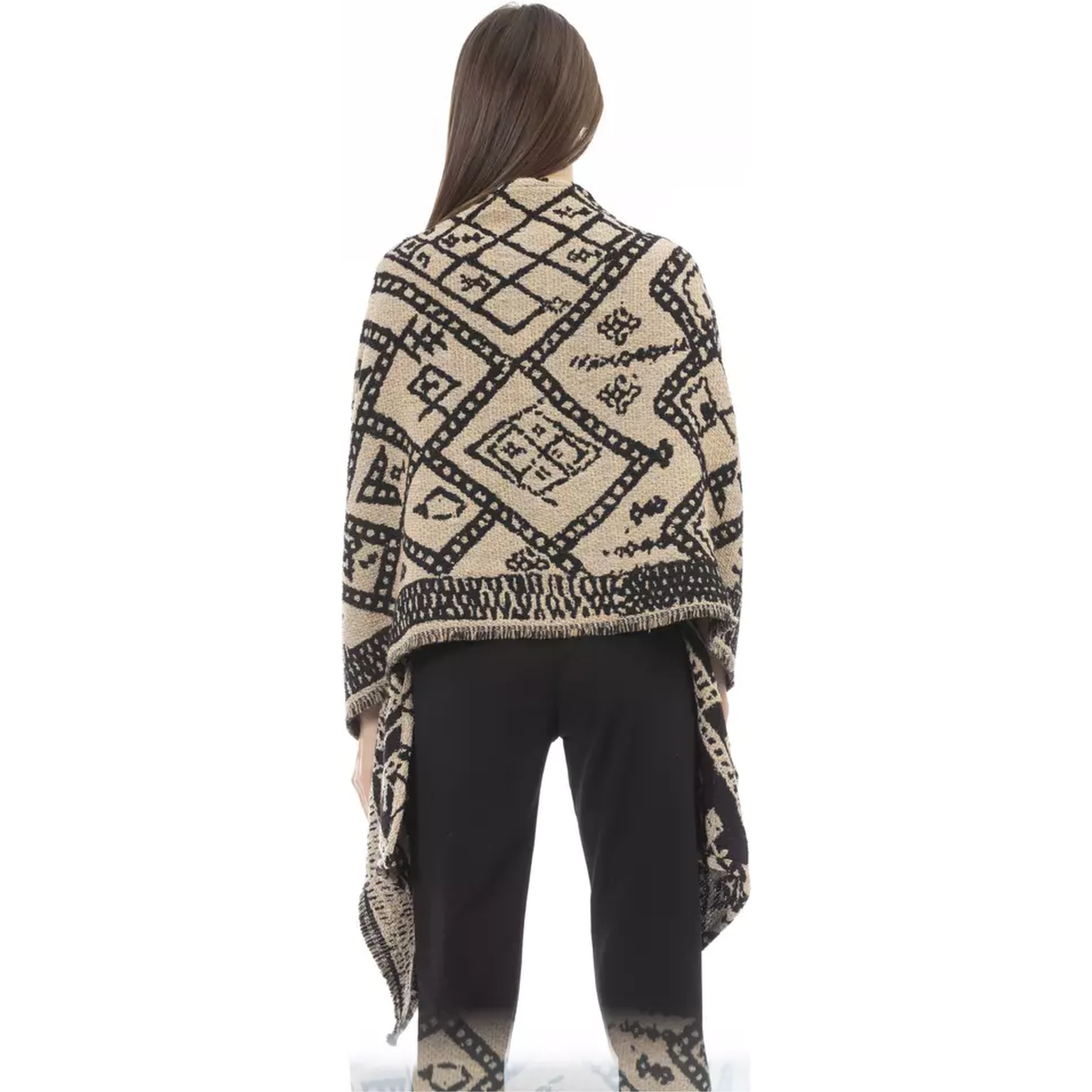 Brown Acetate Scarf