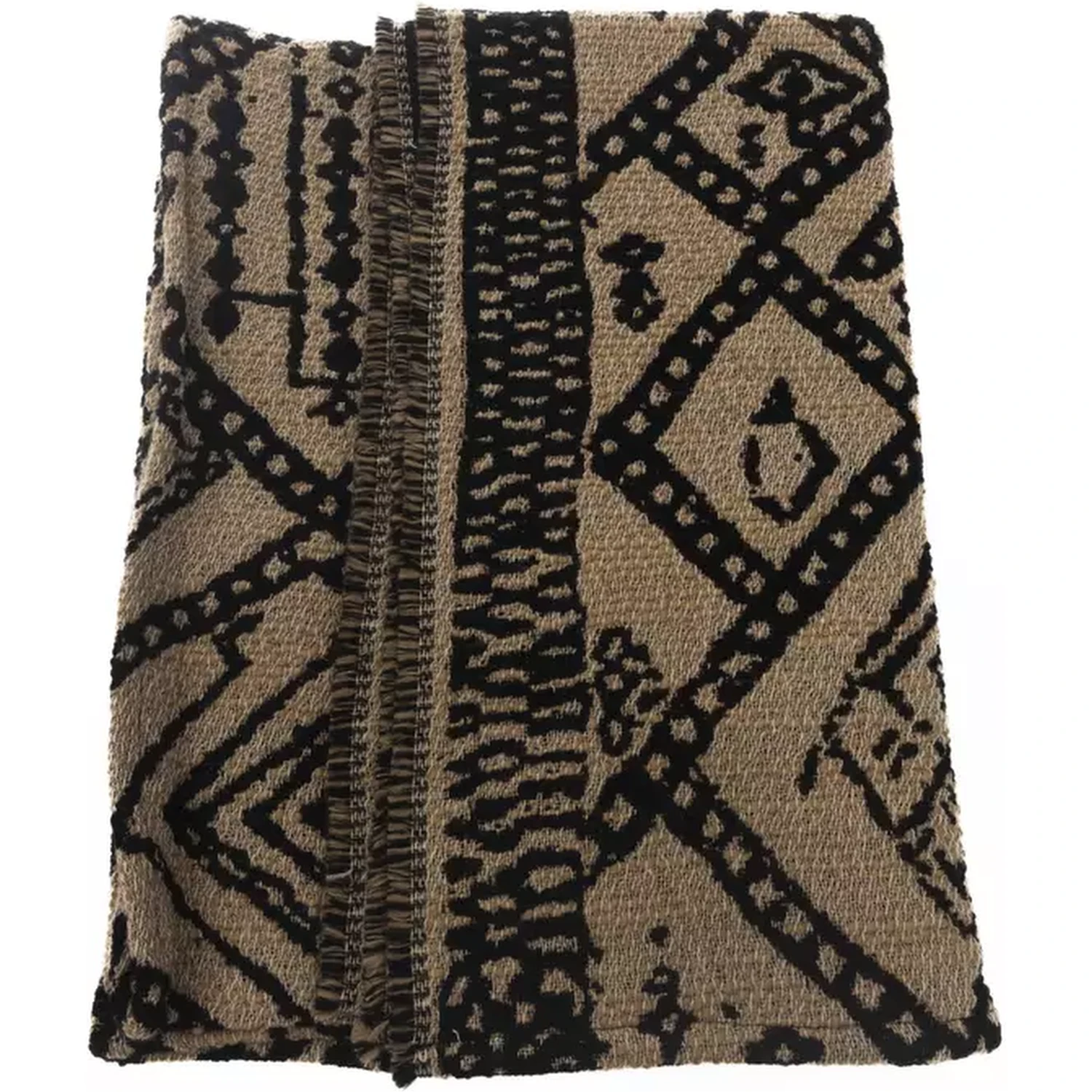 Brown Acetate Scarf