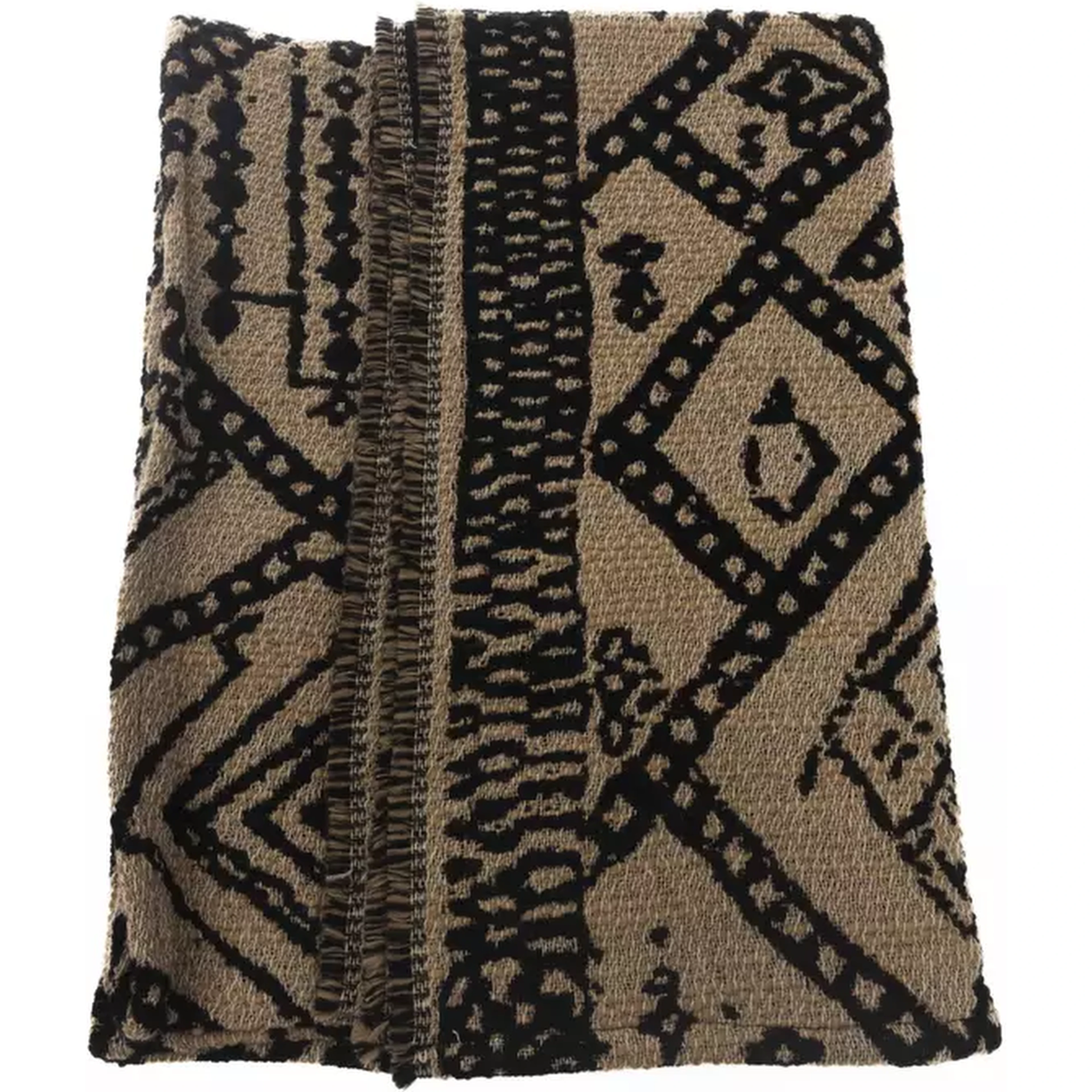 Brown Acetate Scarf