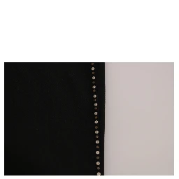 Black Embellished Mid Waist Skinny Denim Jeans