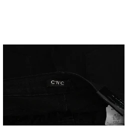 Black Embellished Mid Waist Skinny Denim Jeans