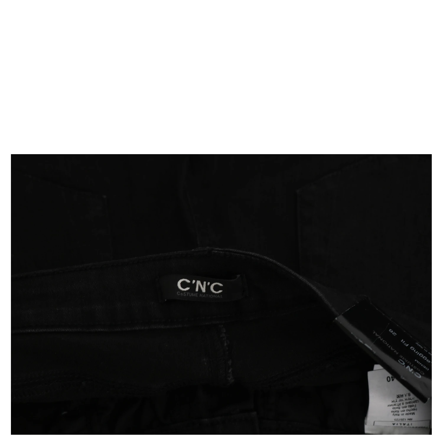 Black Embellished Mid Waist Skinny Denim Jeans