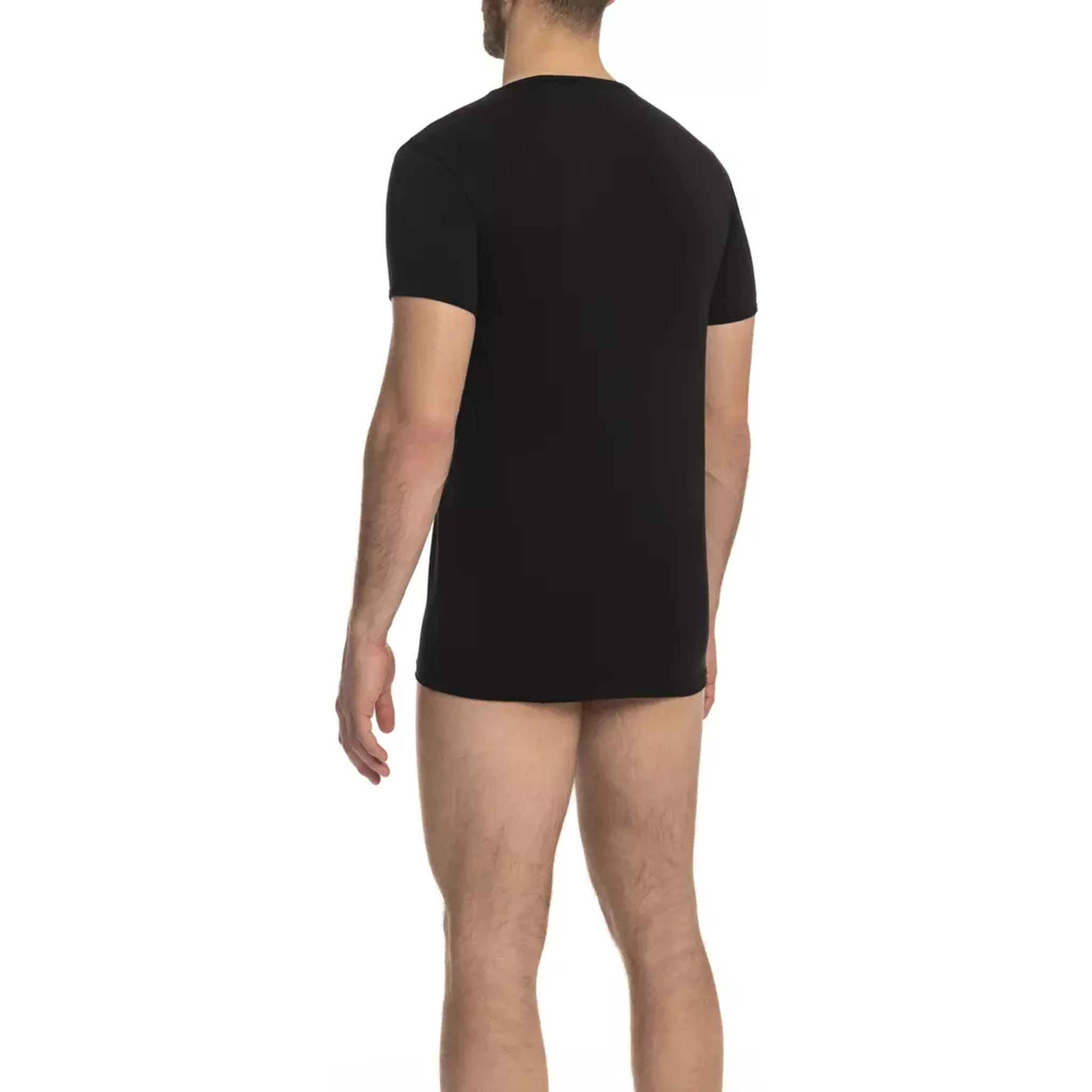 Logo-print Black Cotton T-Shirt