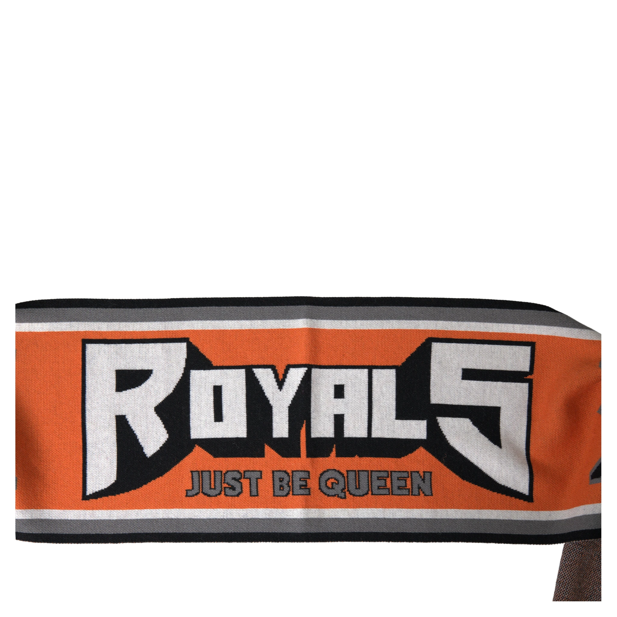 Multicolor Wool DG Royals Wrap Fringe Scarf