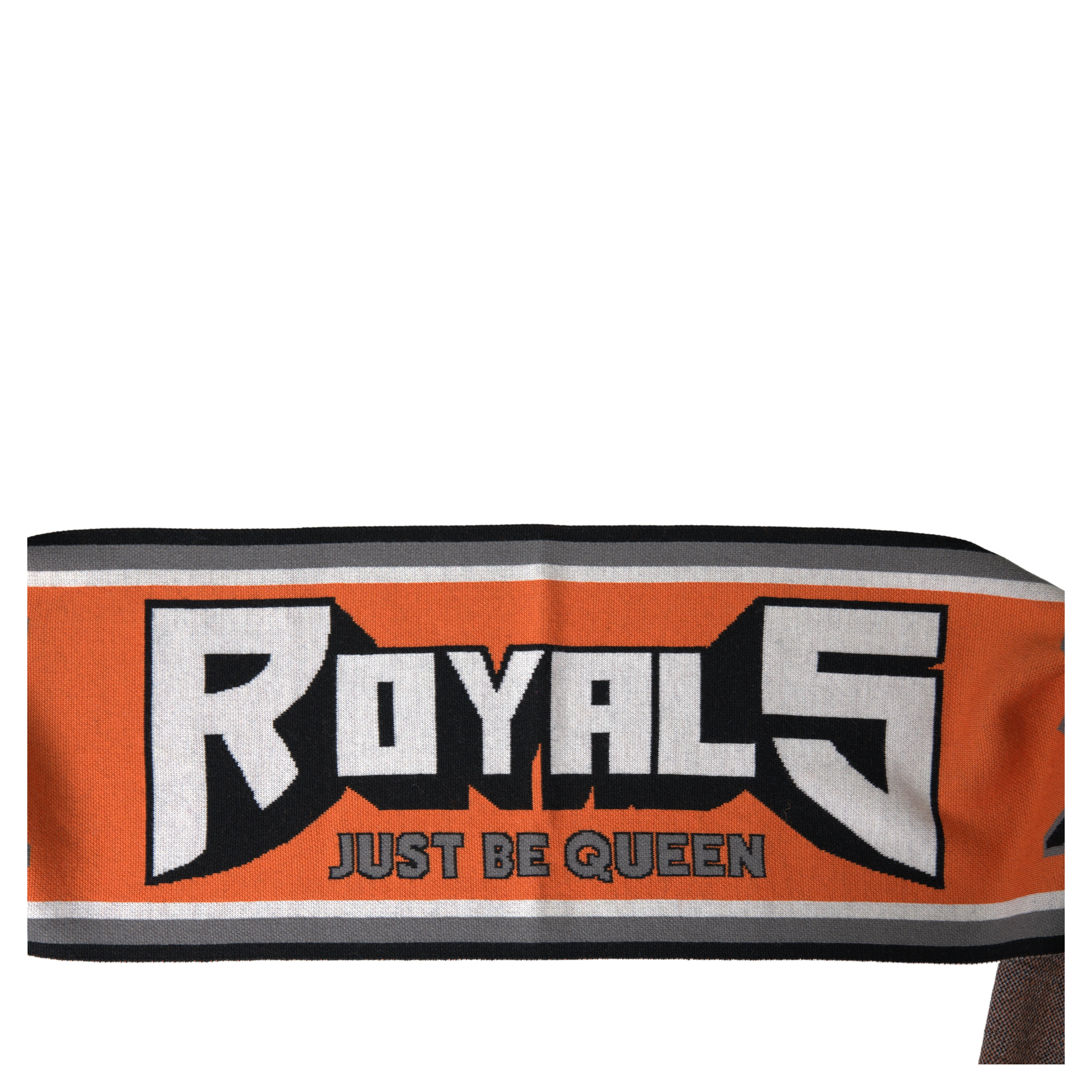 Multicolor Wool DG Royals Wrap Fringe Scarf