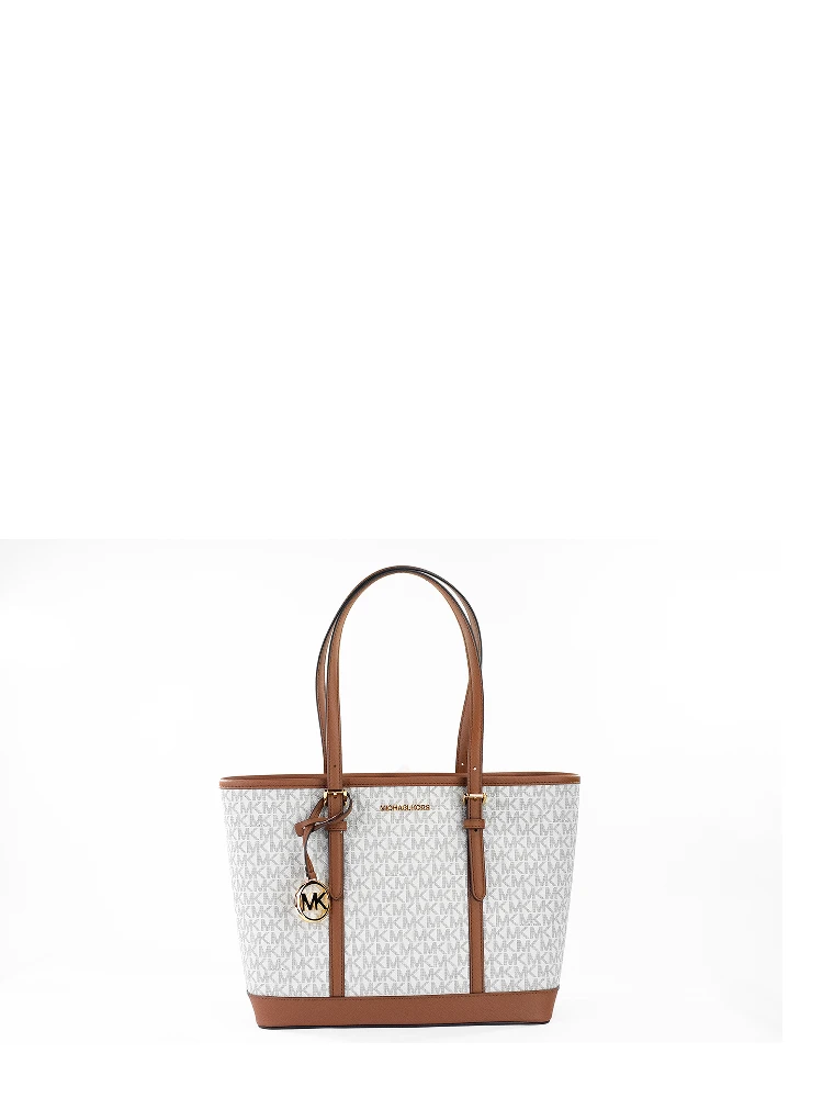 Jet Set Travel Small Vanilla PVC Shoulder Tote Handbag Bag Purse