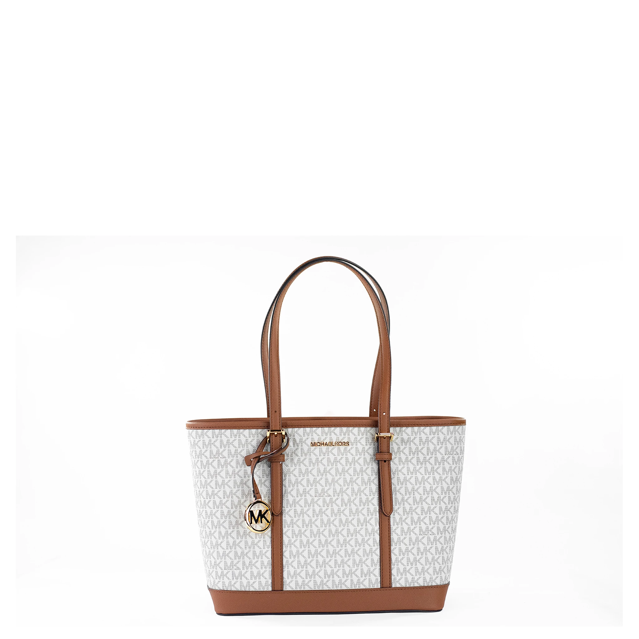 Jet Set Travel Small Vanilla PVC Shoulder Tote Handbag Bag Purse