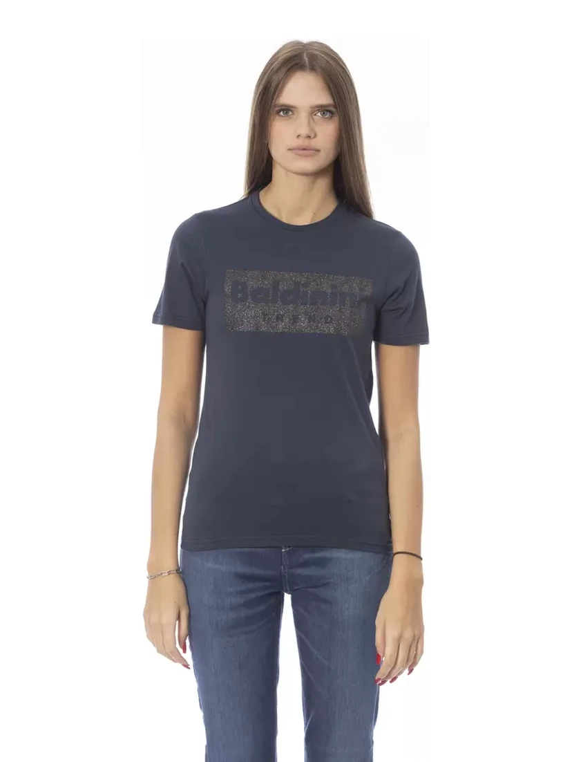 Blue Cotton T-Shirt