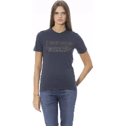 تيشيرت قطني أزرق