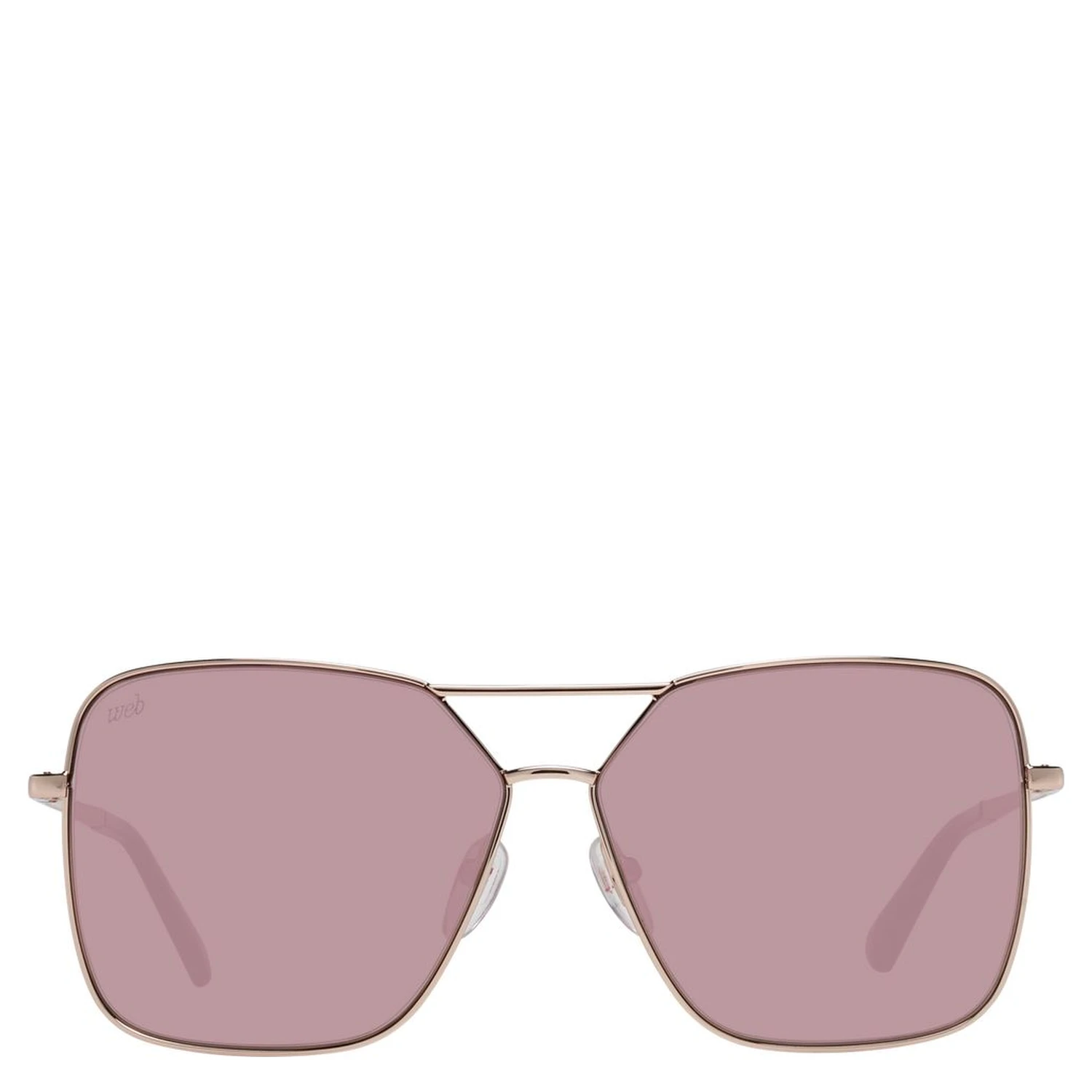 Rose Gold Metal Sunglasses