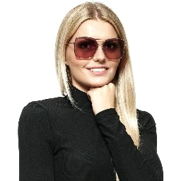Rose Gold Metal Sunglasses