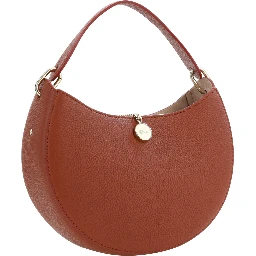 Brown Leather Small Arlène Shoulder Bag