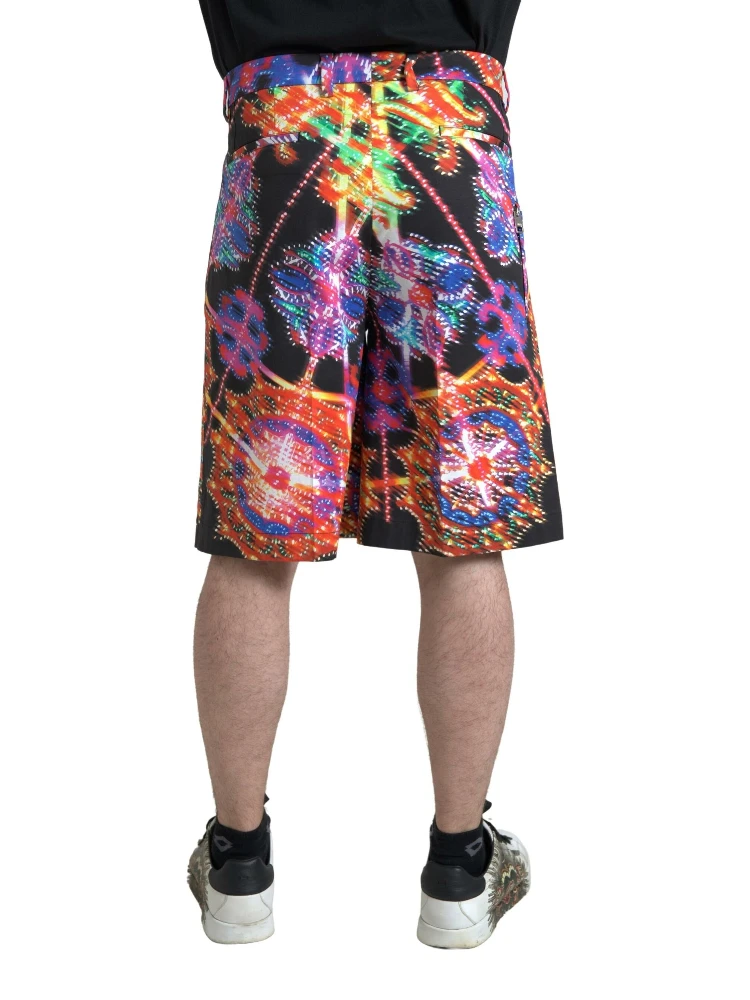 Multicolor Printed Cotton Men Bermuda Shorts alternative