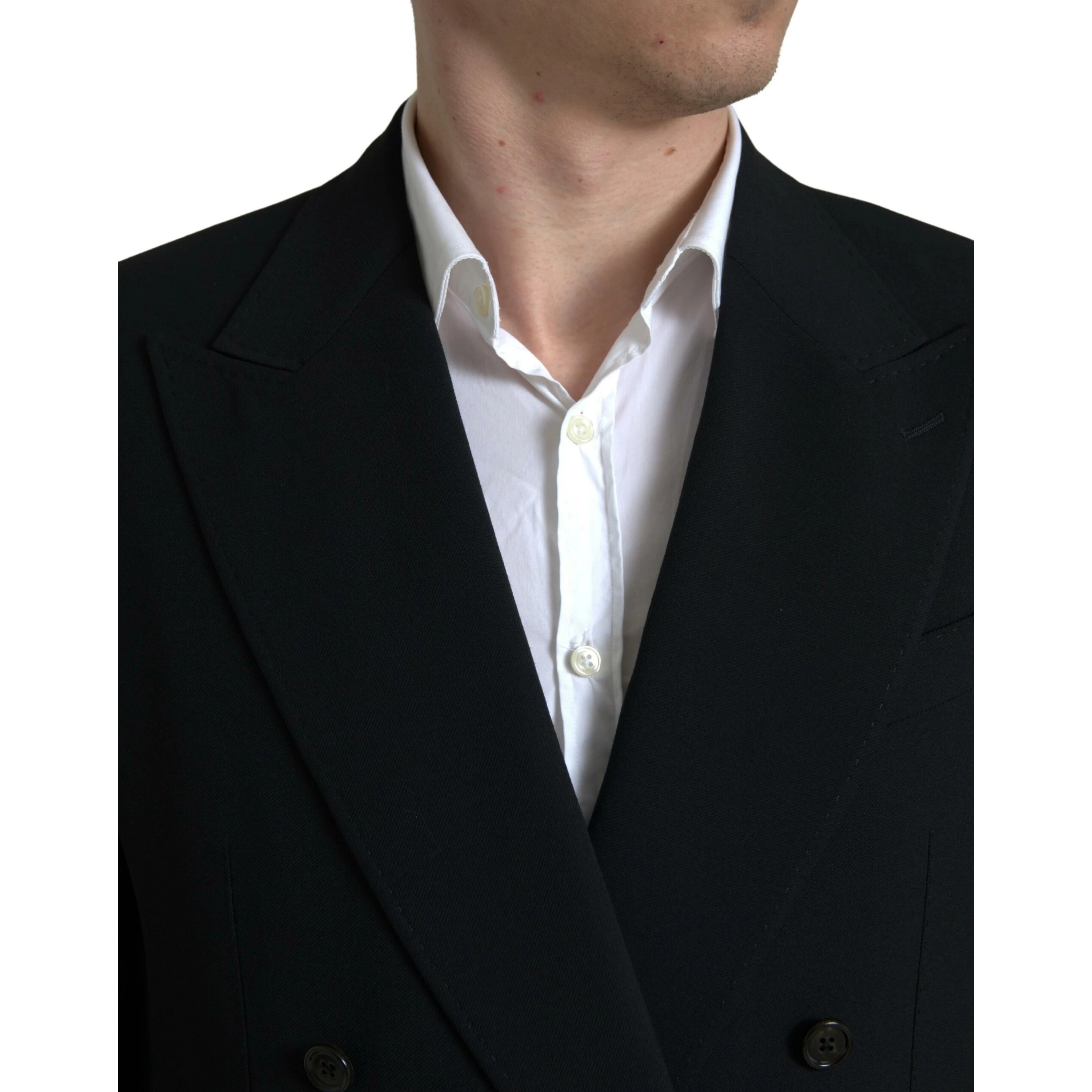 Black 2 Piece Double Breasted SICILIA Suit