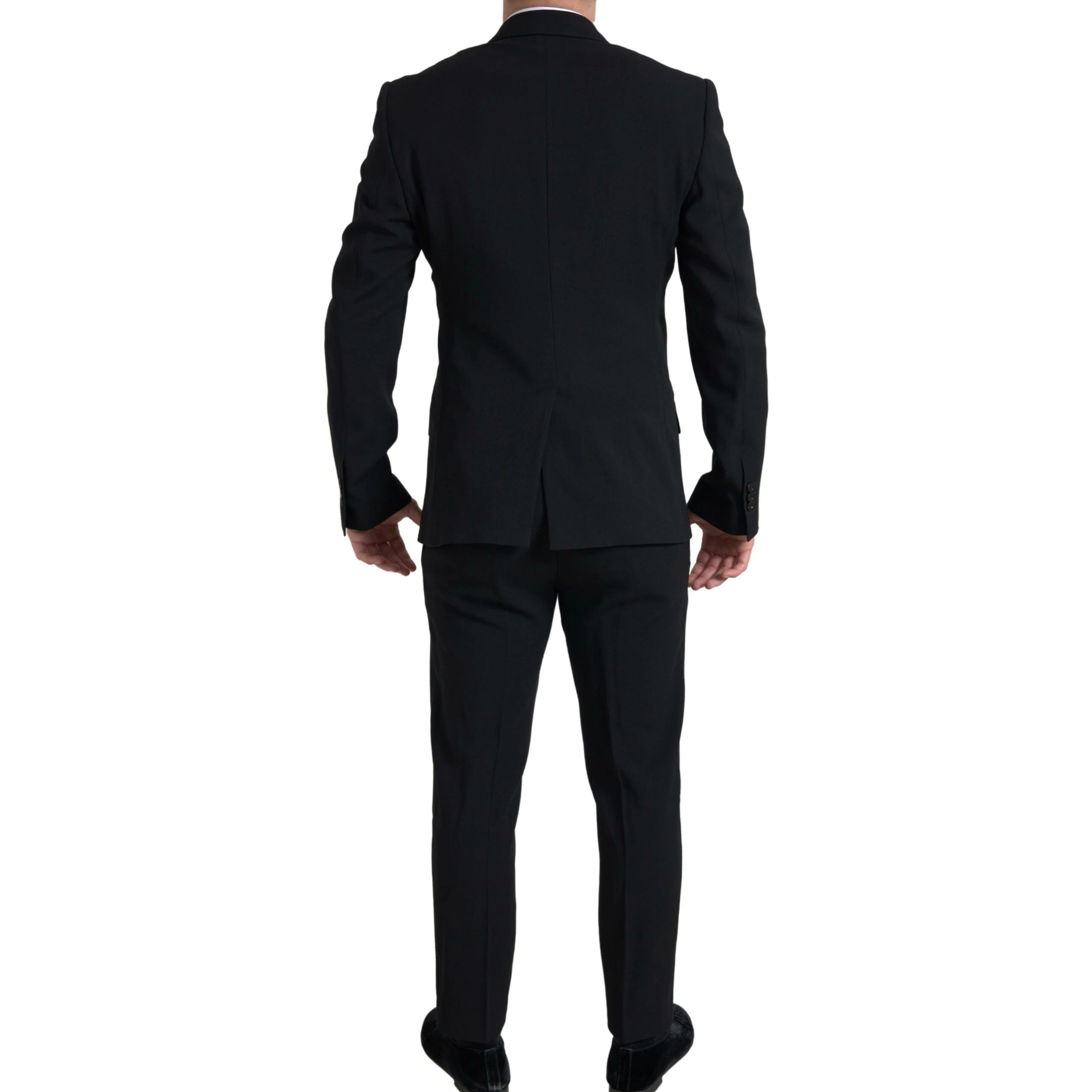 Black 2 Piece Double Breasted SICILIA Suit