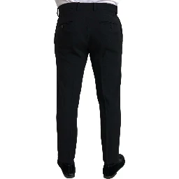 Black 2 Piece Double Breasted SICILIA Suit