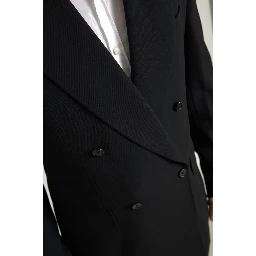 Black 2 Piece Double Breasted SICILIA Suit