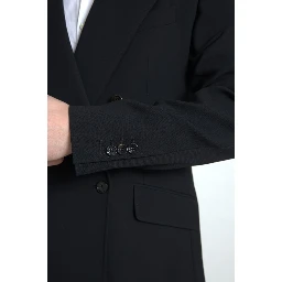 Black 2 Piece Double Breasted SICILIA Suit