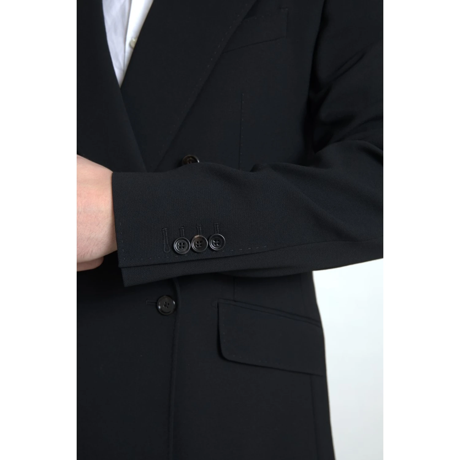 Black 2 Piece Double Breasted SICILIA Suit