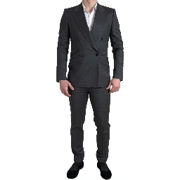 Gray 2 Piece Double Breasted SICILIA Suit