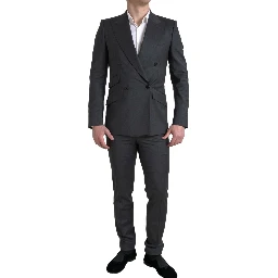 Gray 2 Piece Double Breasted SICILIA Suit