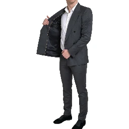 Gray 2 Piece Double Breasted SICILIA Suit