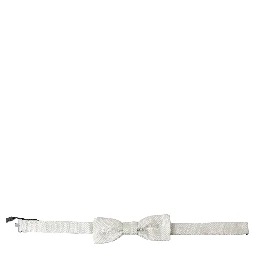 Ivory Silk Adjustable Neck Papillon Men Bow Tie