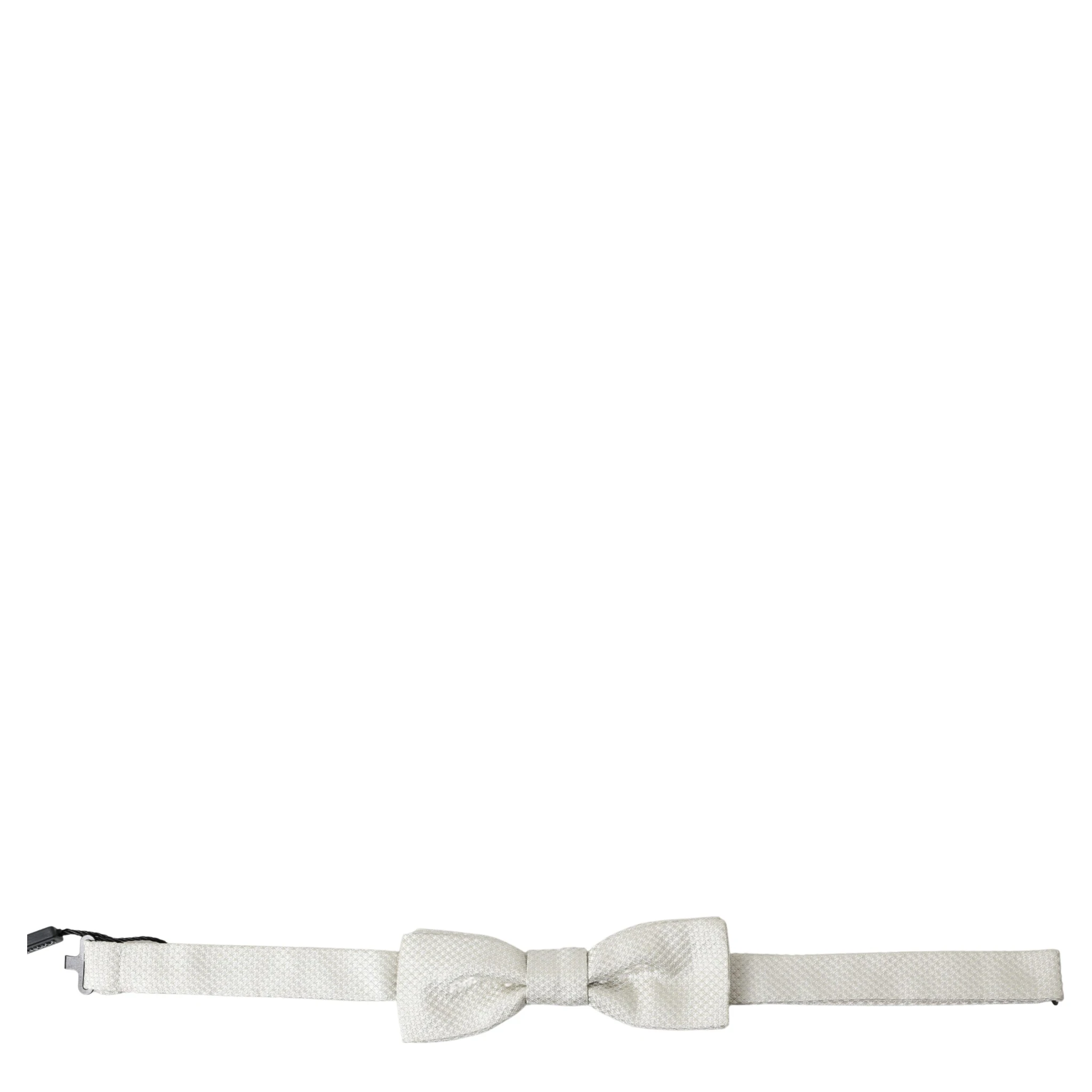 Ivory Silk Adjustable Neck Papillon Men Bow Tie