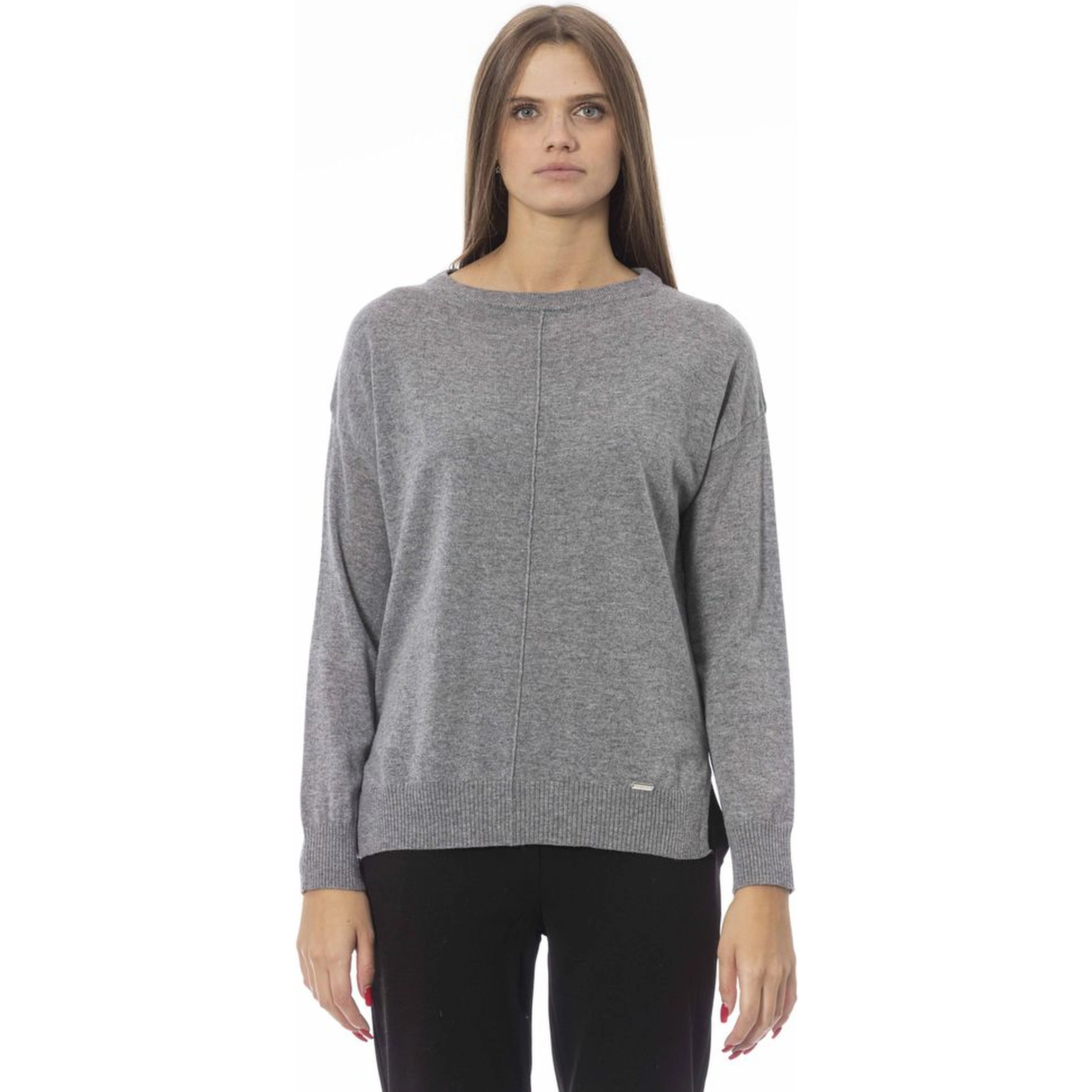 Gray Viscose Sweater