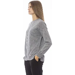 Gray Viscose Sweater