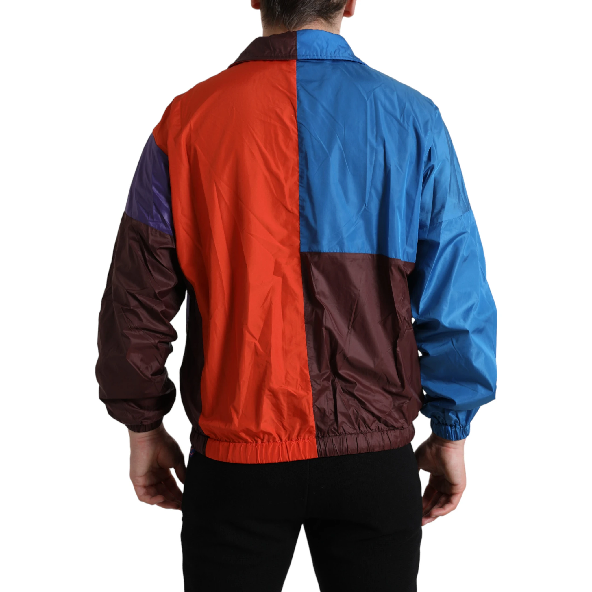 Multicolor Color Windbreaker Jacket