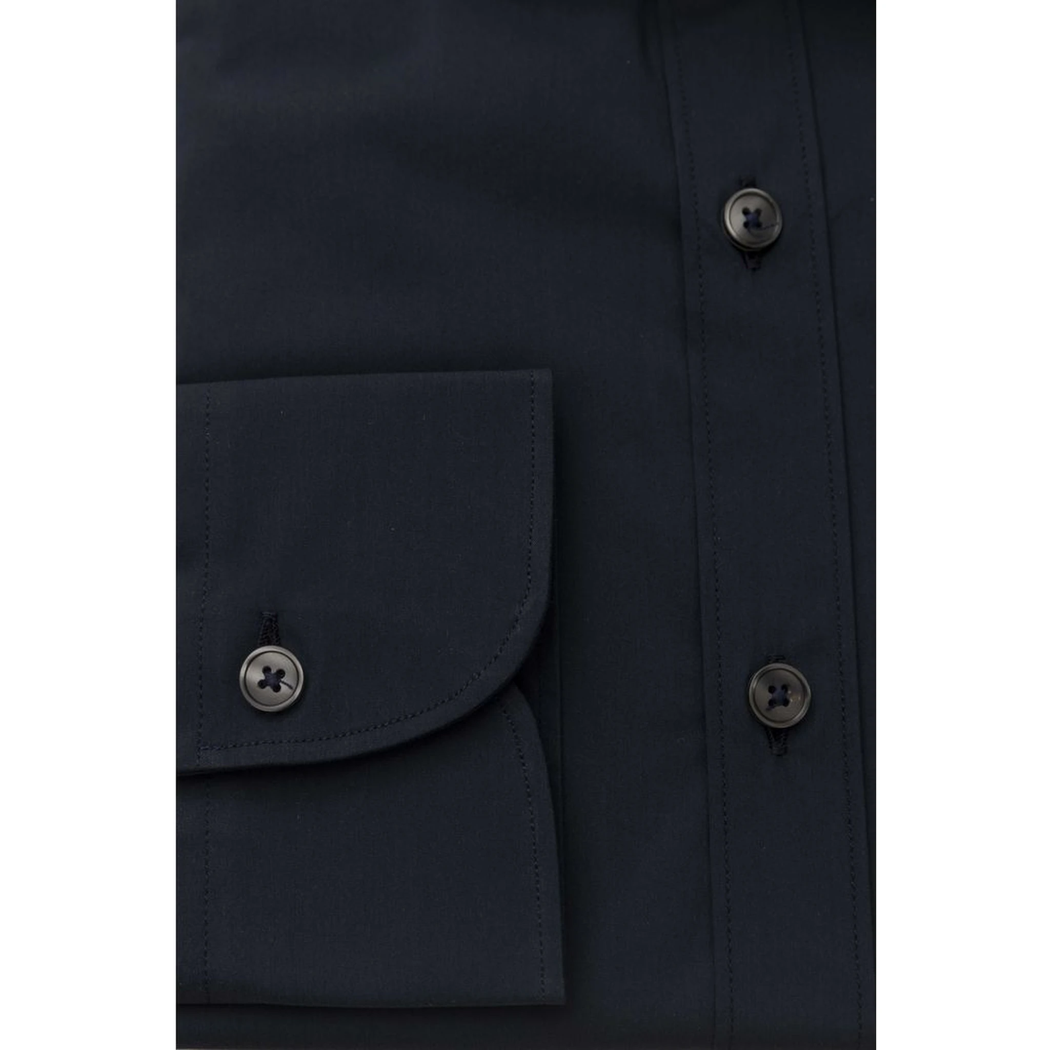 Blue Cotton Men Shirt