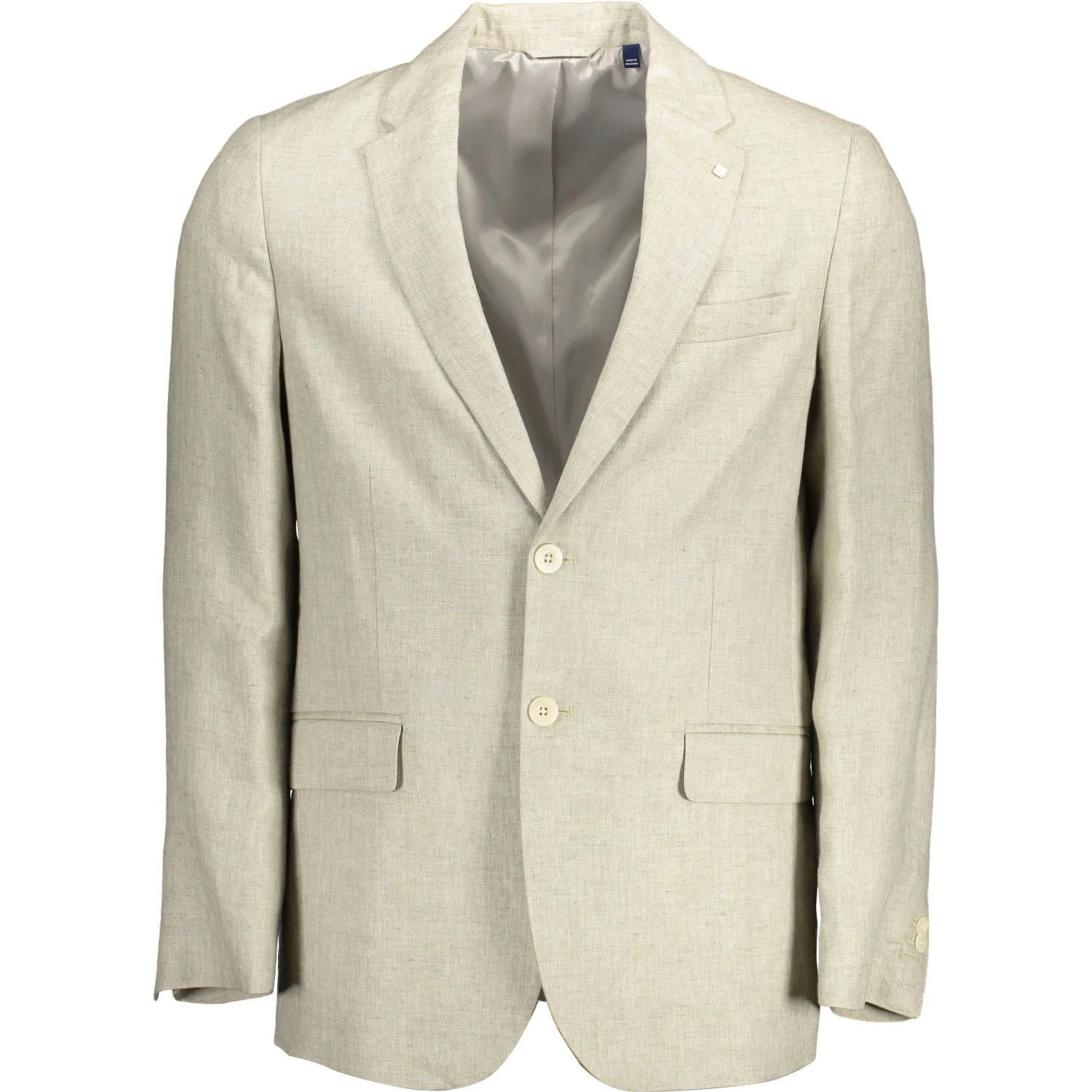 Beige Linen Blazer Jacket