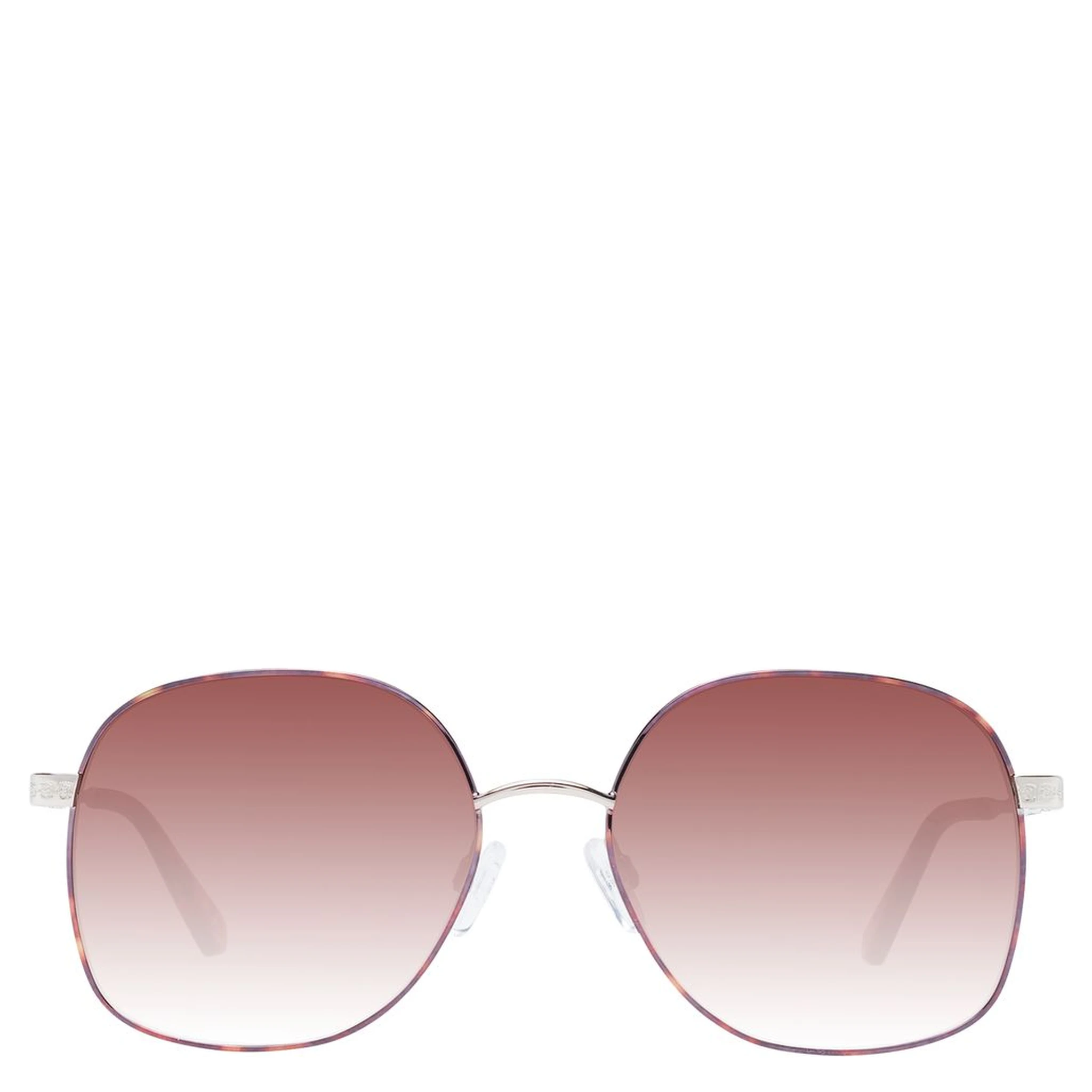 Brown Metal Sunglasses