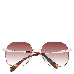 Brown Metal Sunglasses