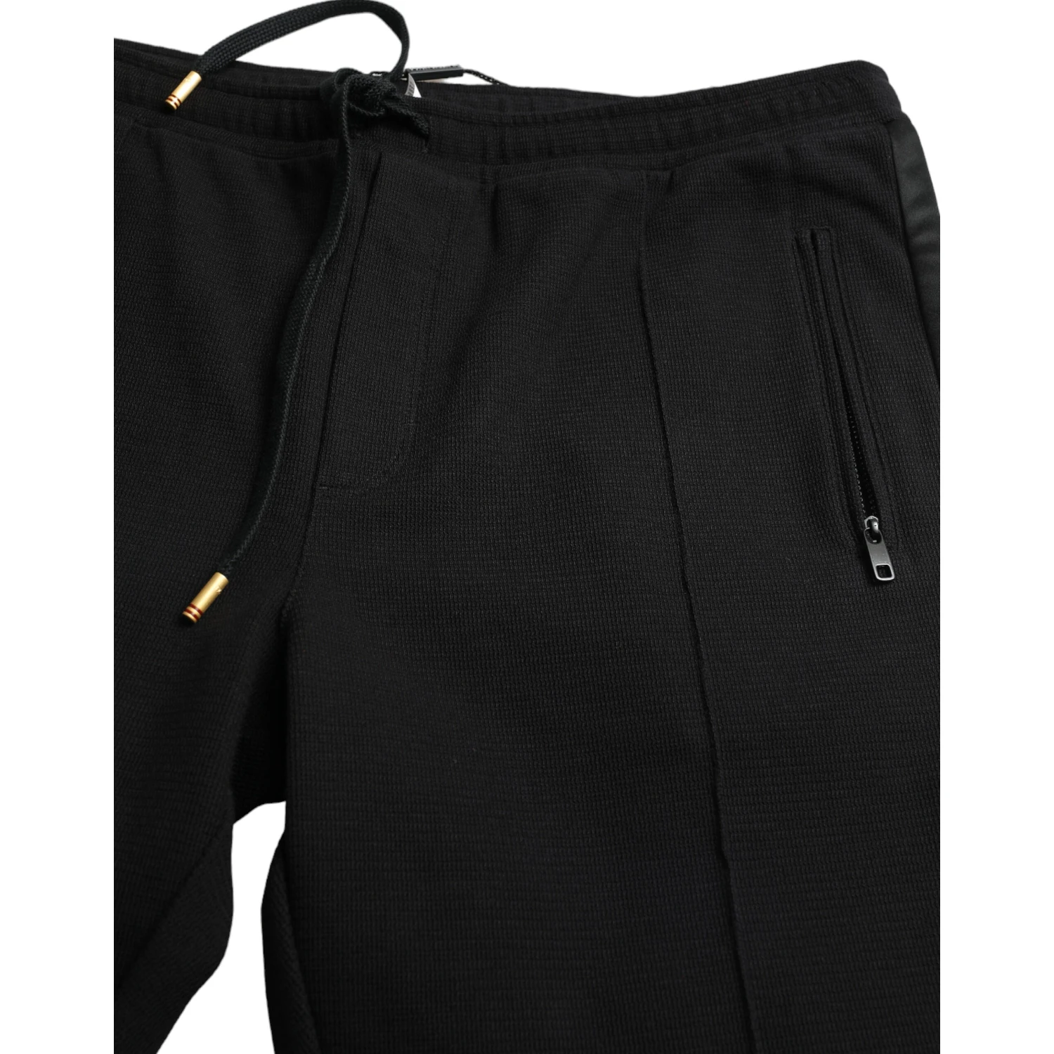 Black Cotton Skinny Jogger Sweatpants Pants