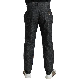 Multicolor Tiger Cotton Loose Denim Jeans