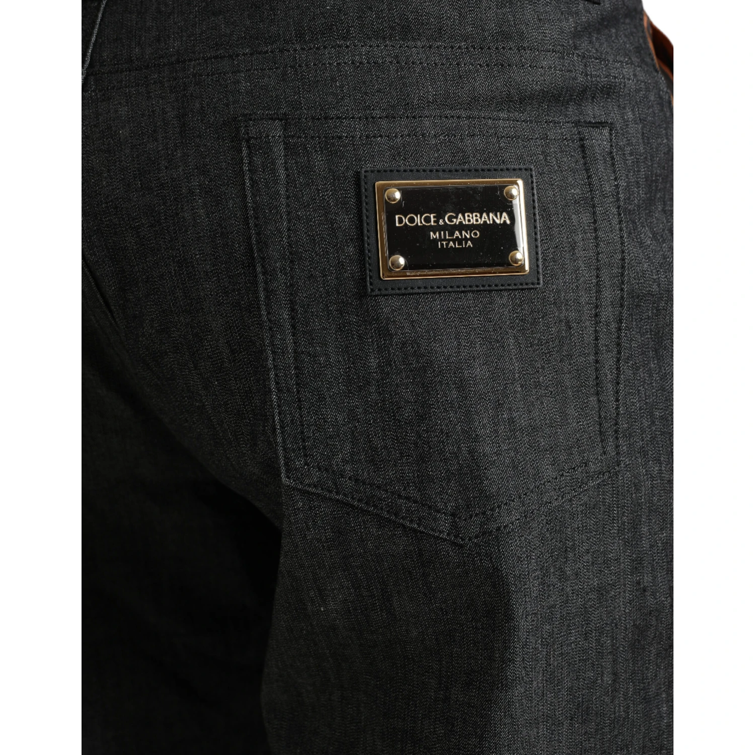 Multicolor Tiger Cotton Loose Denim Jeans