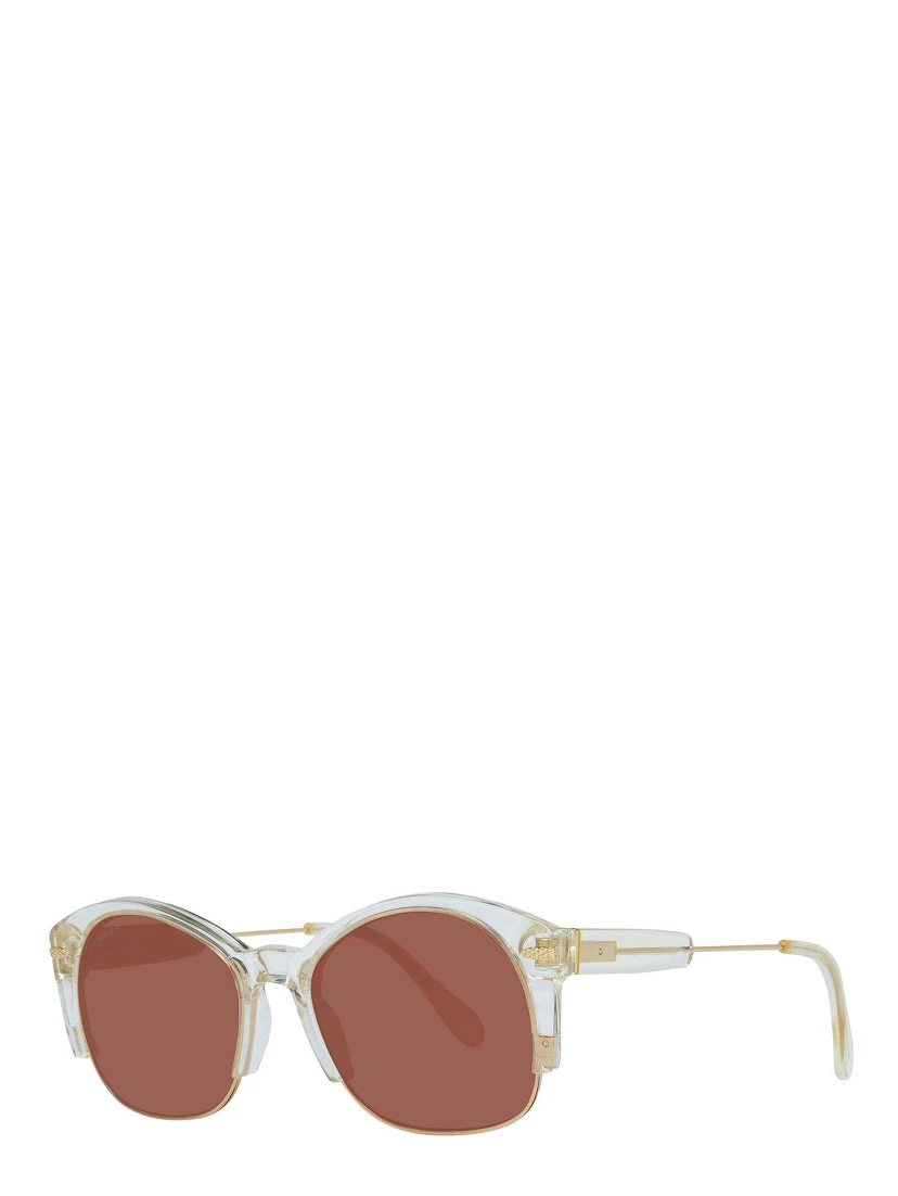 Gold Acetate & Metal Sunglasses