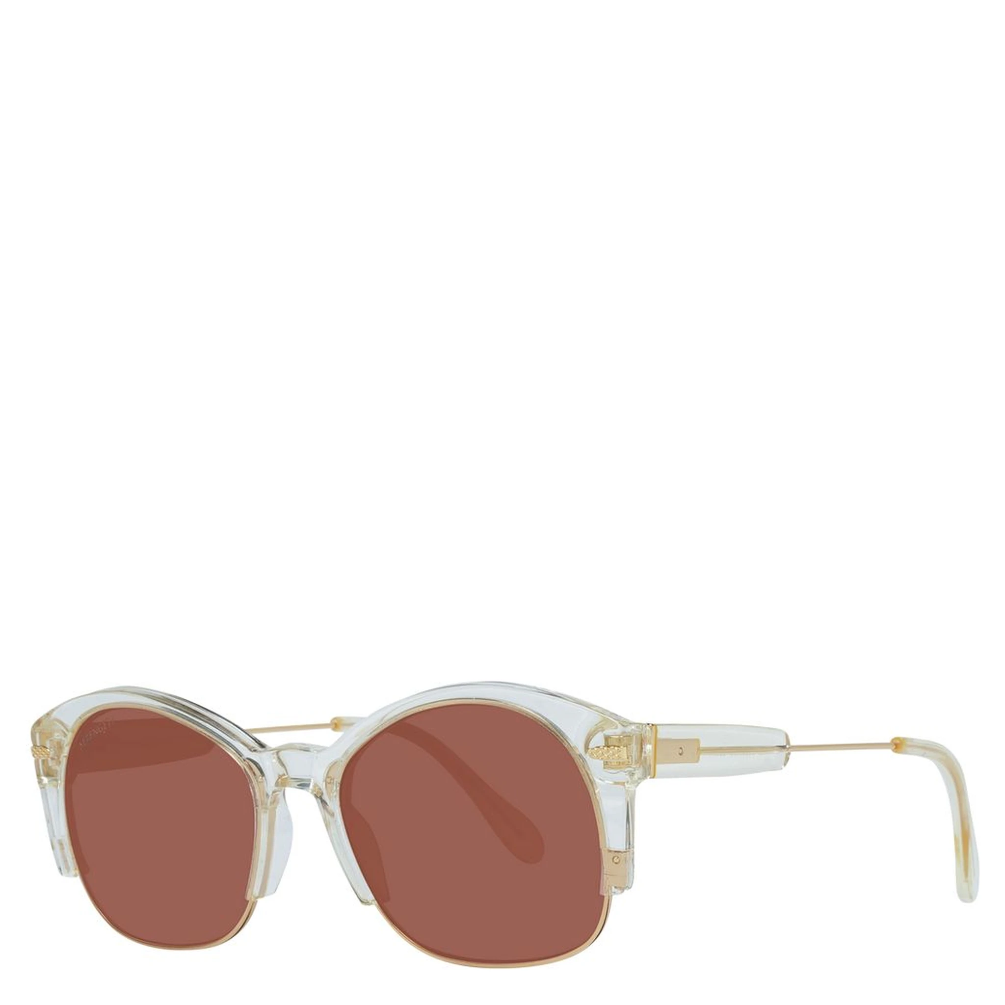 Gold Acetate & Metal Sunglasses