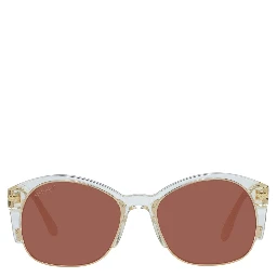 Gold Acetate & Metal Sunglasses