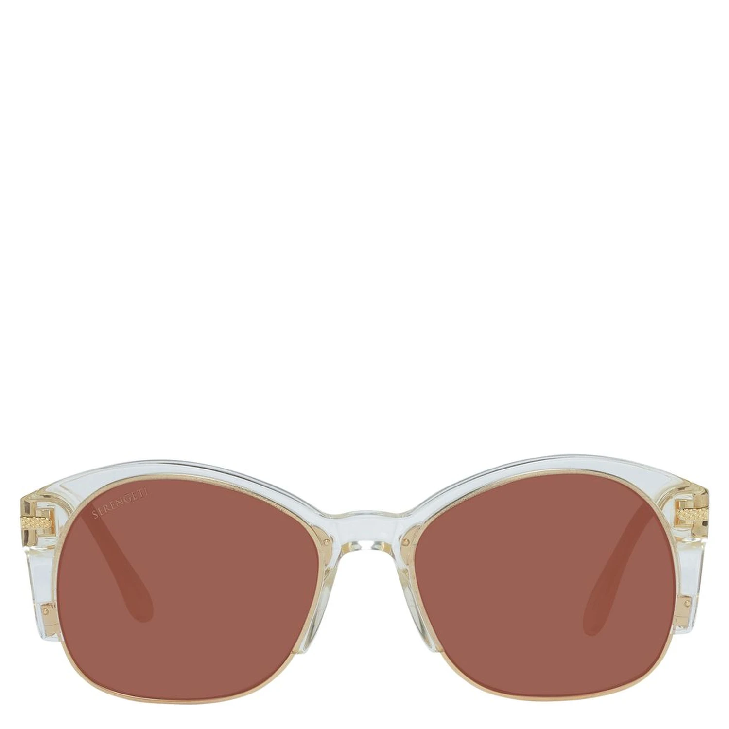 Gold Acetate & Metal Sunglasses