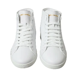 White Saint Tropez High Top Men Sneakers Shoes