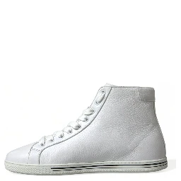 White Saint Tropez High Top Men Sneakers Shoes