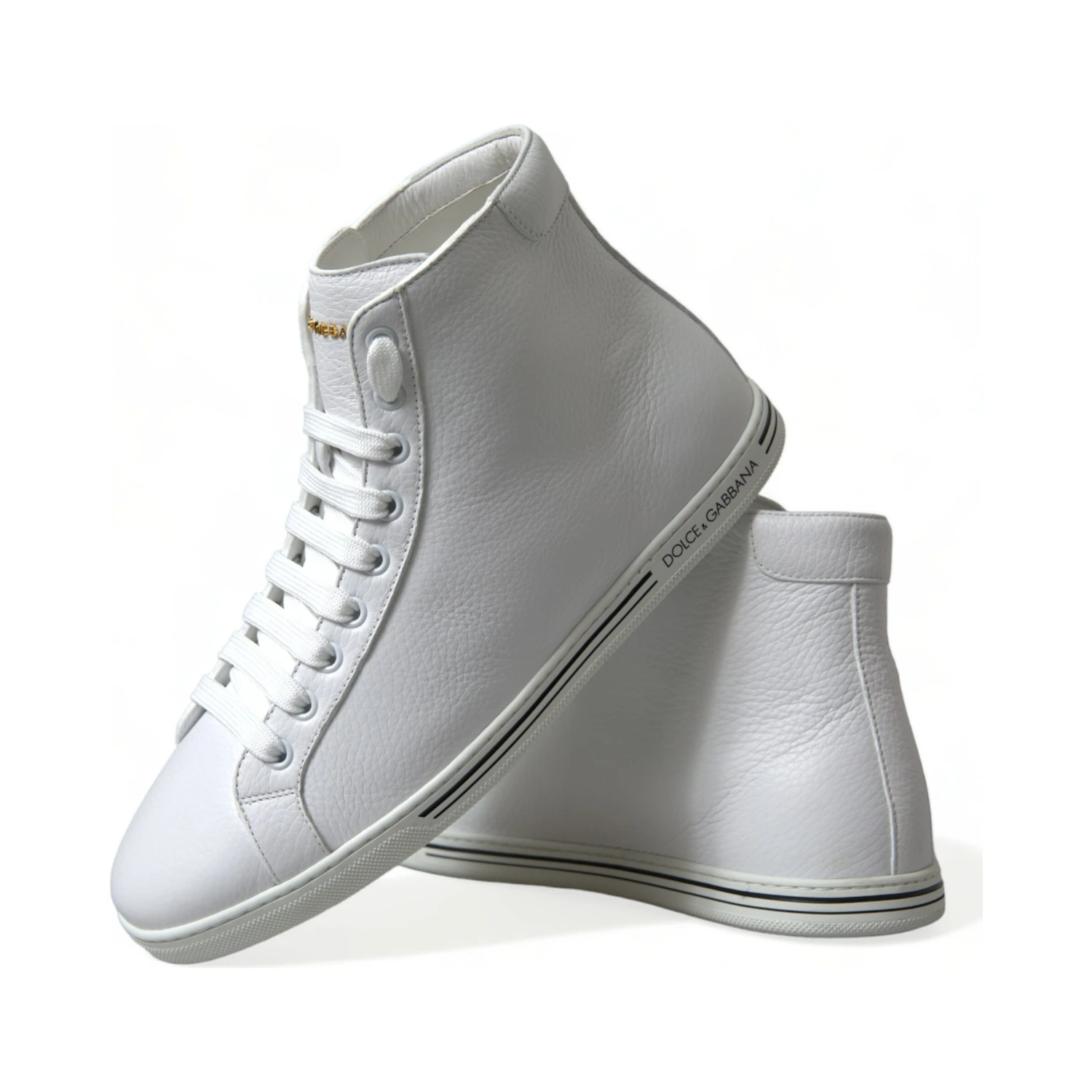 White Saint Tropez High Top Men Sneakers Shoes