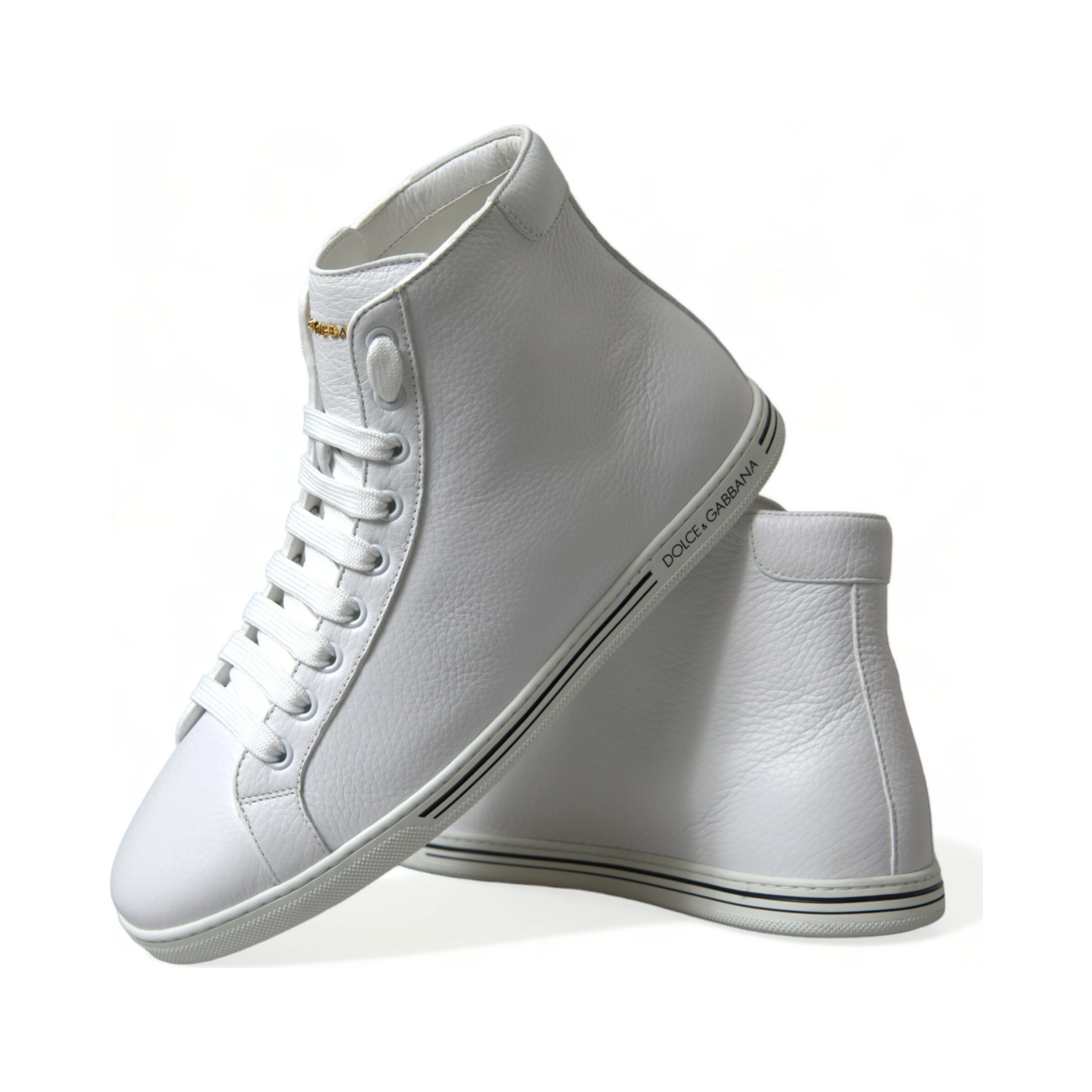 White Saint Tropez High Top Men Sneakers Shoes