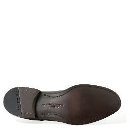 Brown Exotic Leather Lace Up Oxford Dress Shoes